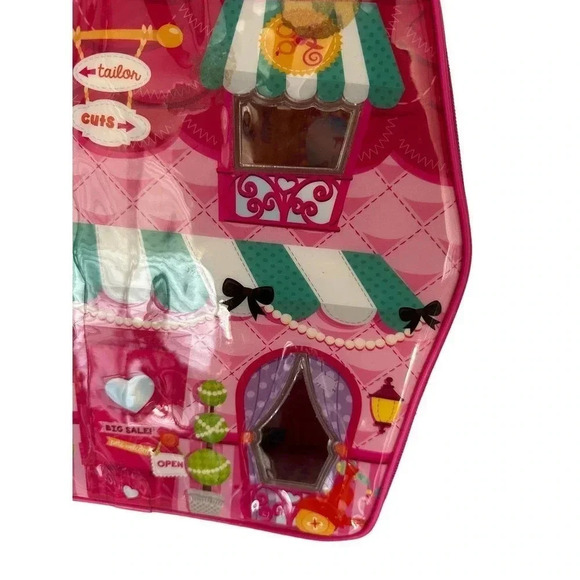 LaLa Loopsy Minis Zip-Up Carrying Case Tailor Shop Doll House 12”x12” - Picture 4 of 6